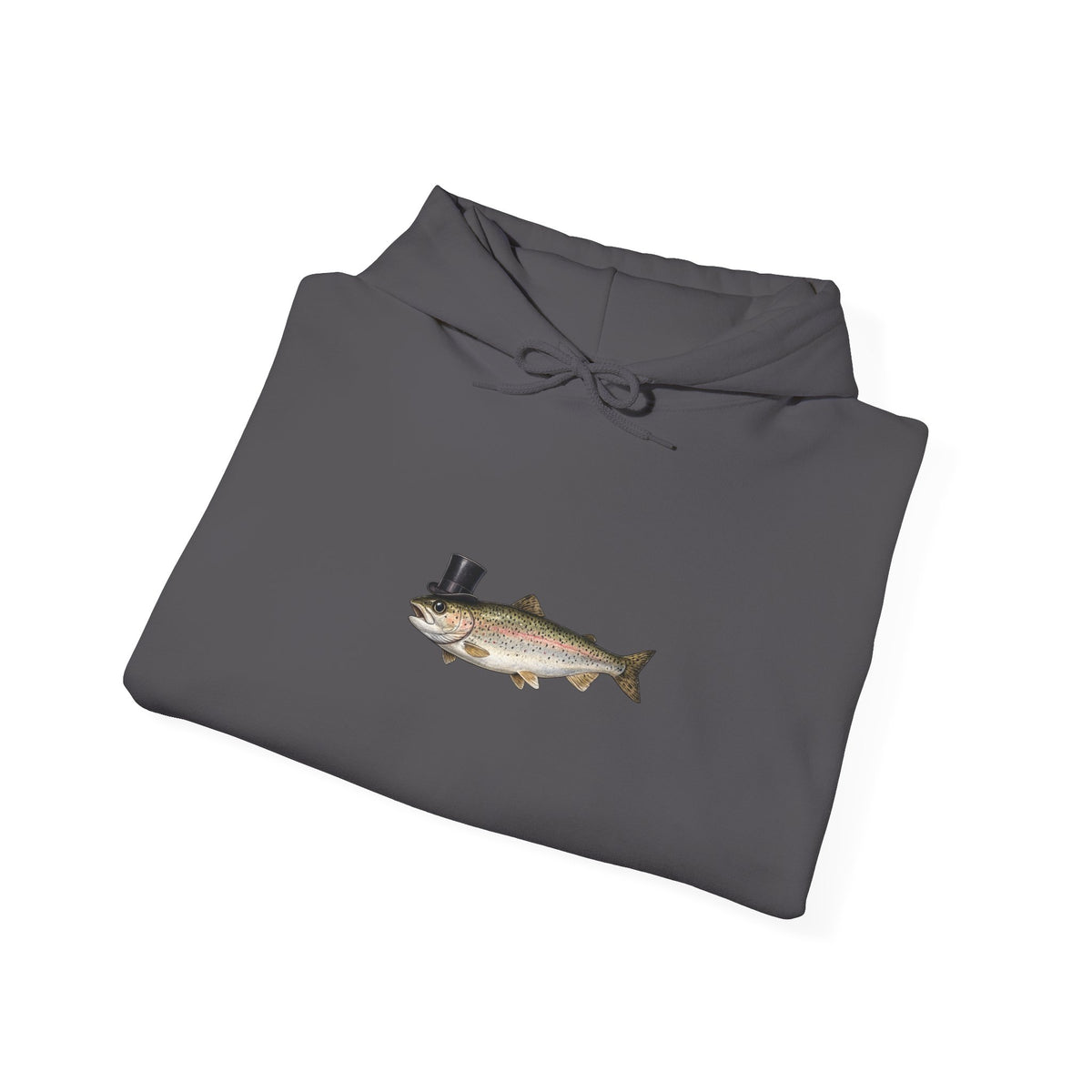 Rainbow Trout Top Hat Hoodie