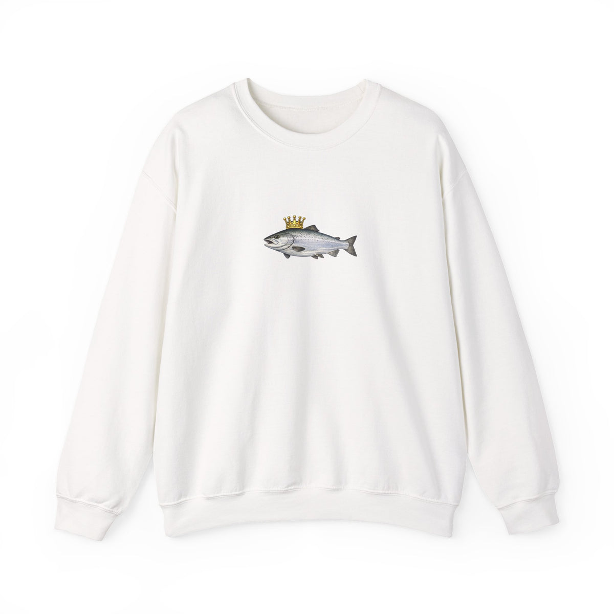 Crowned King Salmon Sweatshirt