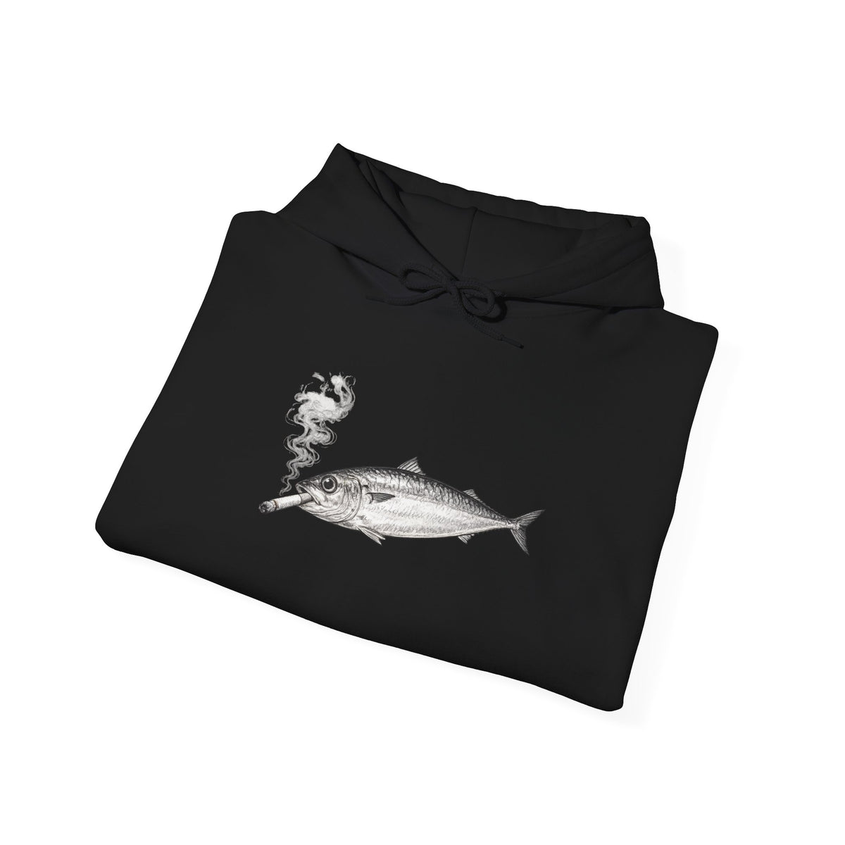 Smoking Fish Hoodie