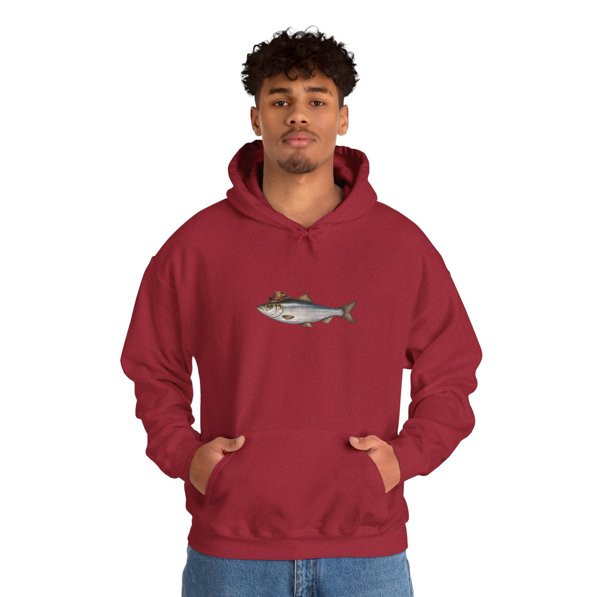 Herring Cowboy Hat Hoodie