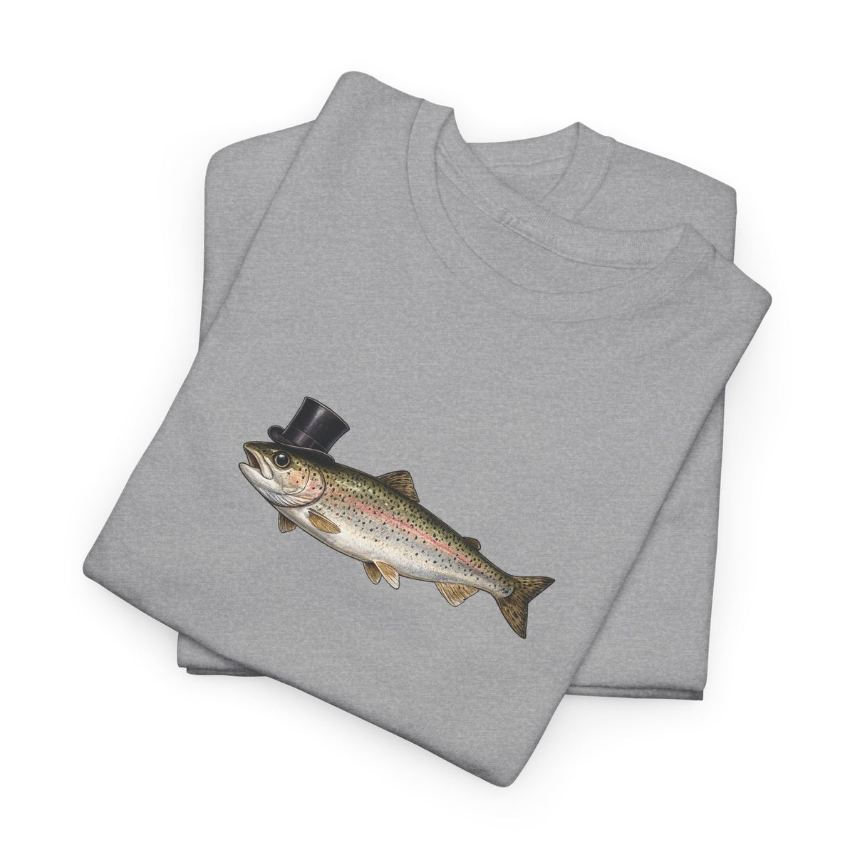 Rainbow Trout Top Hat T-Shirt