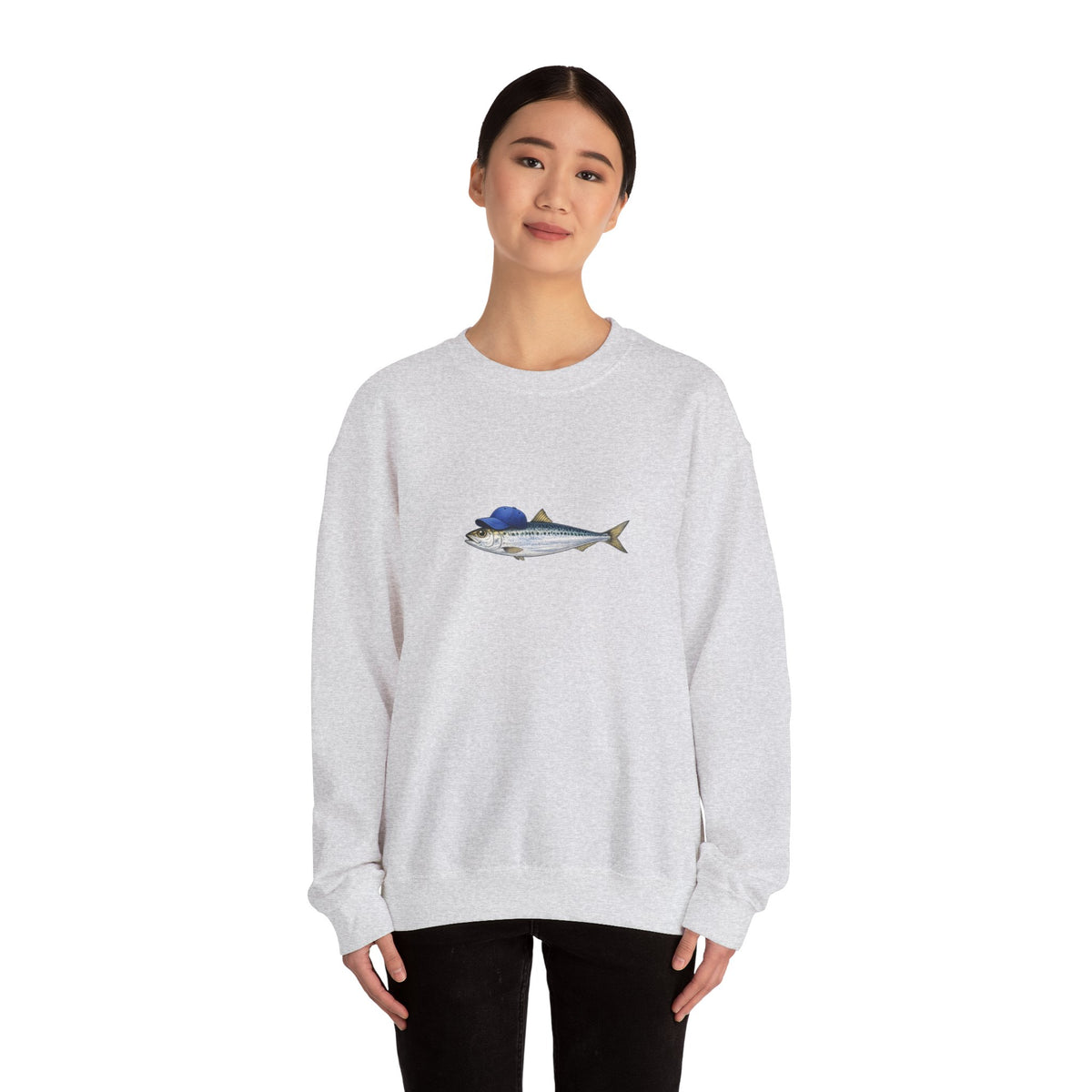 Sardine Baseball Cap Sweatshirt