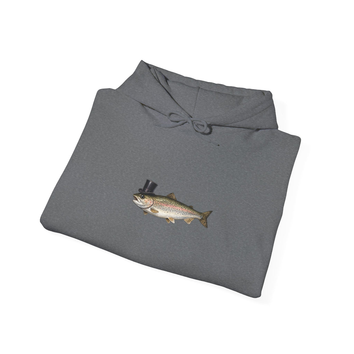 Rainbow Trout Top Hat Hoodie