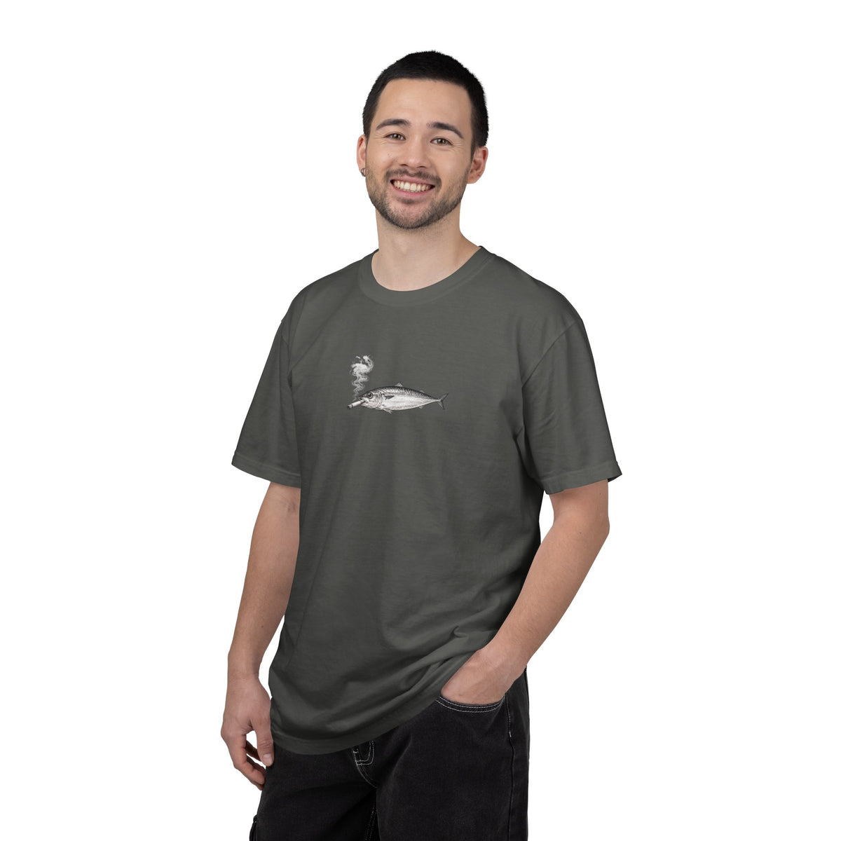 Smoking Fish T-shirt