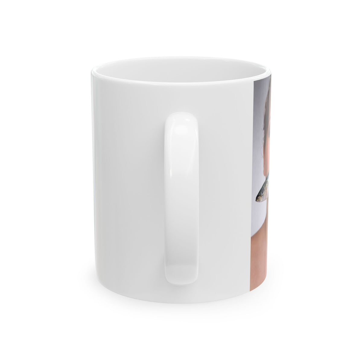 Woman with Fish Mug
