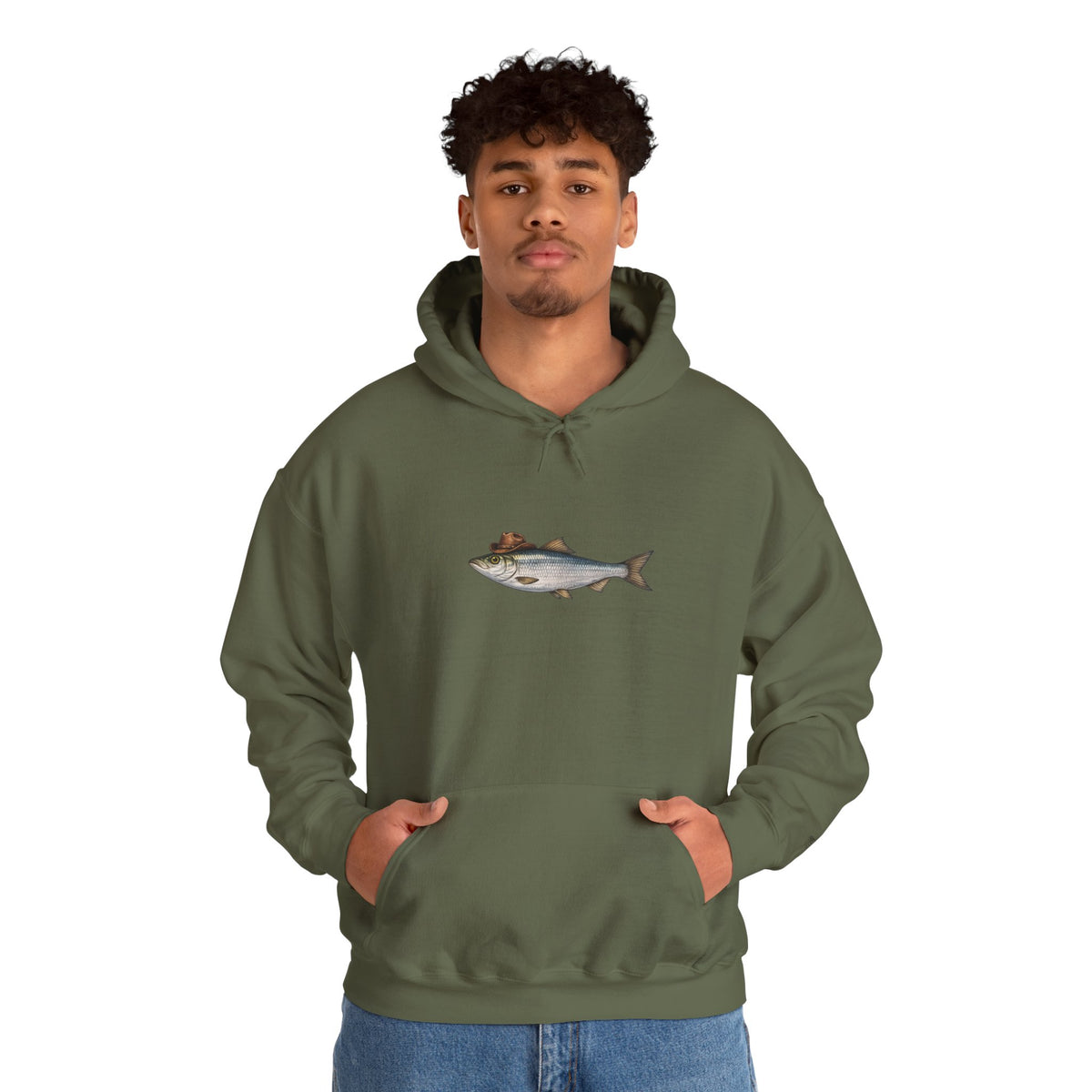 Herring Cowboy Hat Hoodie
