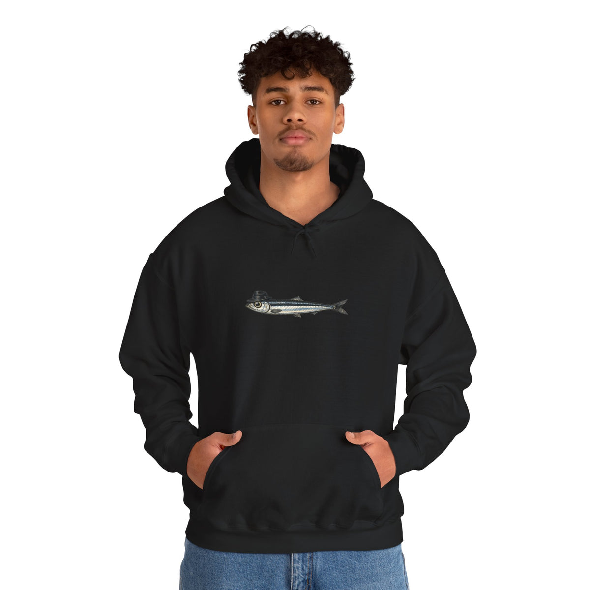 Anchovy Fedora Hoodie