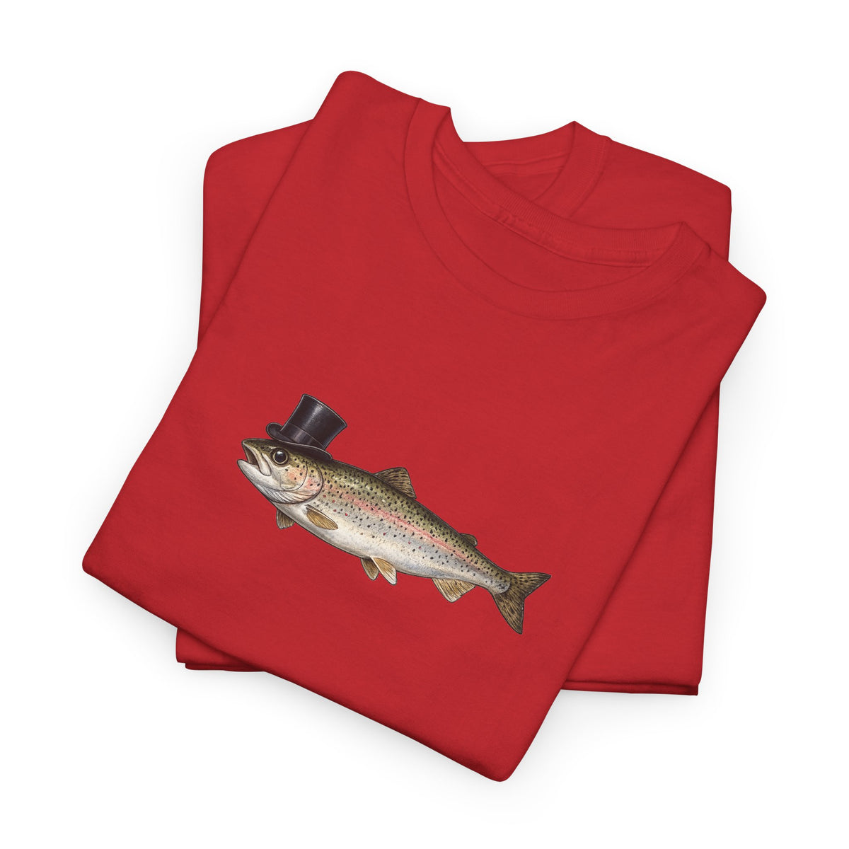 Rainbow Trout Top Hat T-Shirt