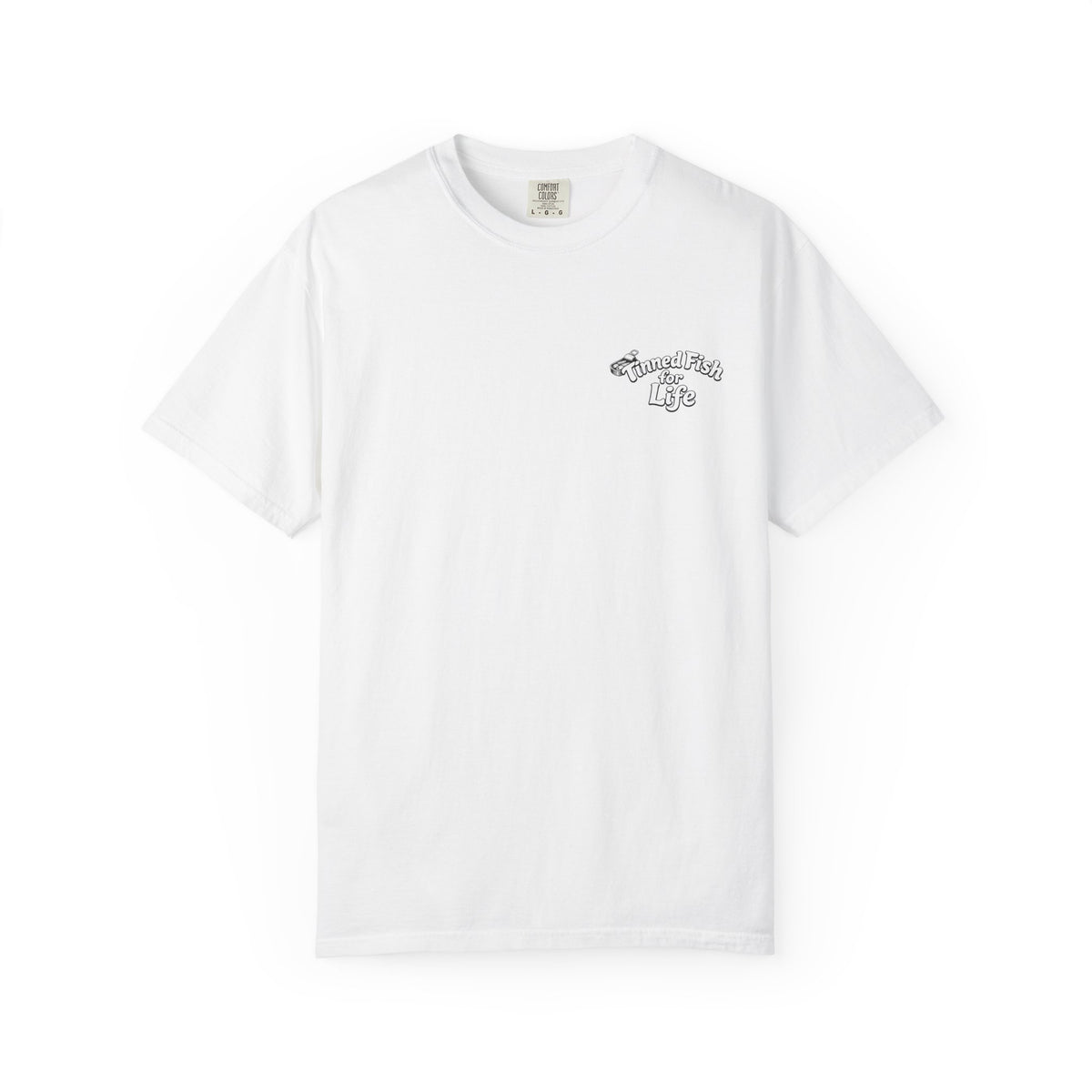 Small Chest Script Logo T-Shirt | Minimal Script Graphic
