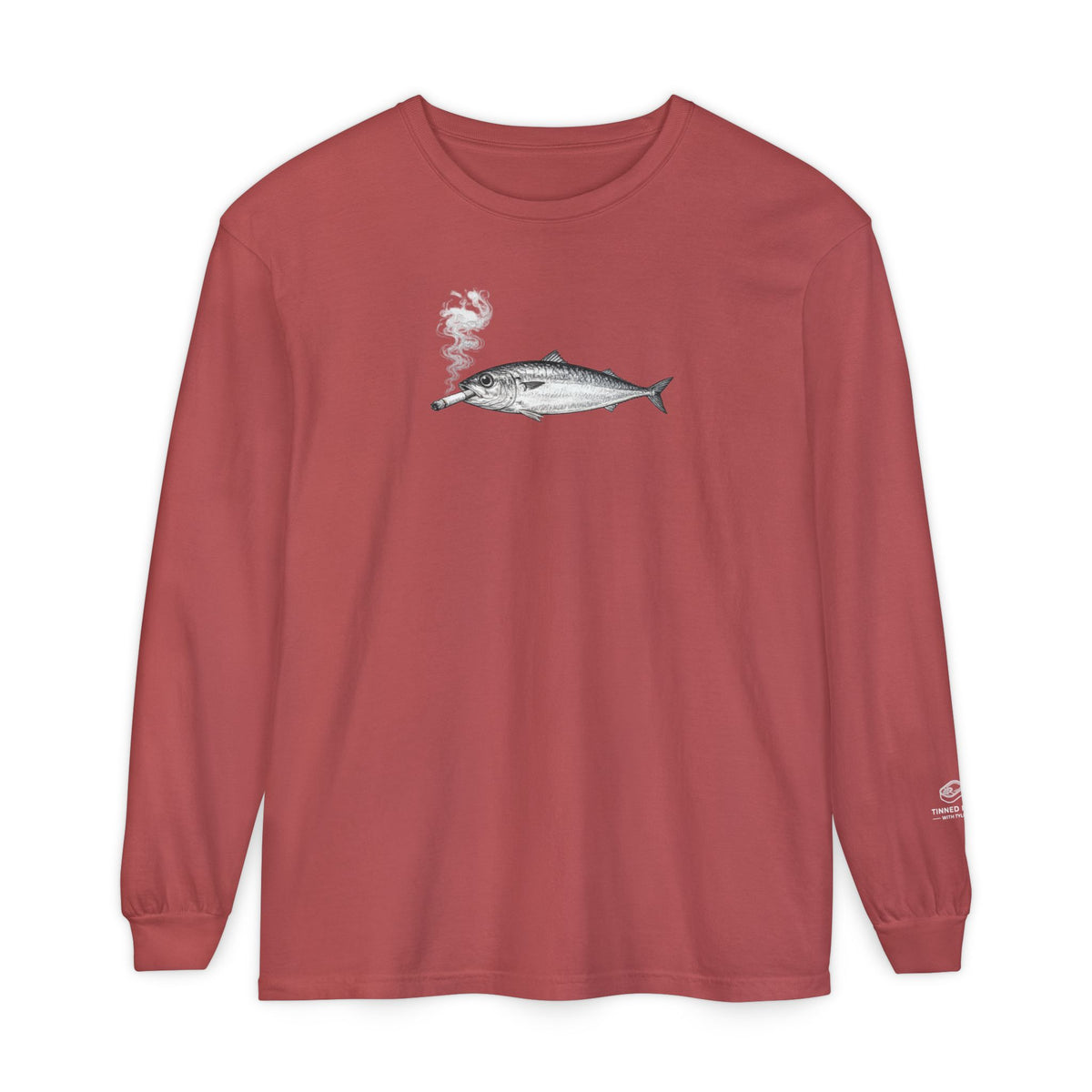 Smoking Fish Long Sleeve shirt