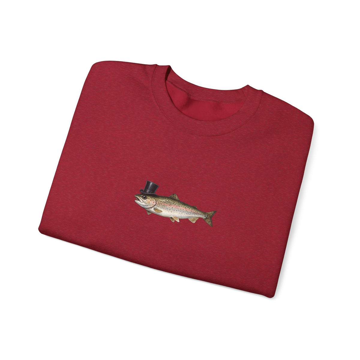 Rainbow Trout Top Hat Sweatshirt
