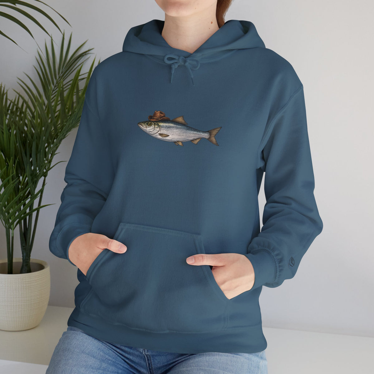 Herring Cowboy Hat Hoodie