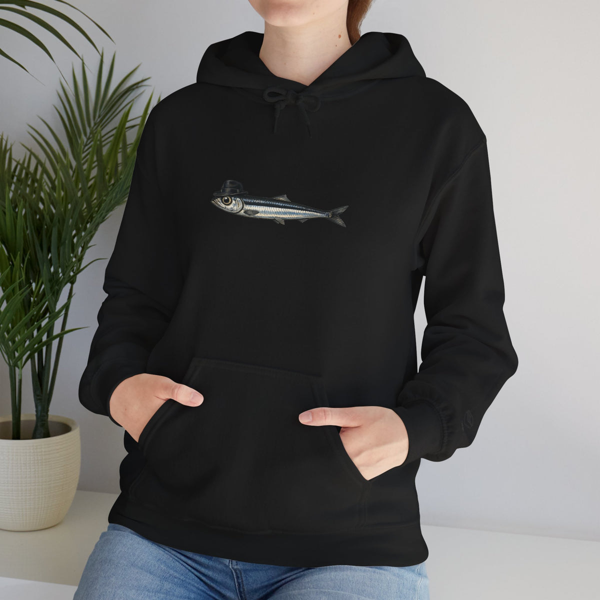 Anchovy Fedora Hoodie