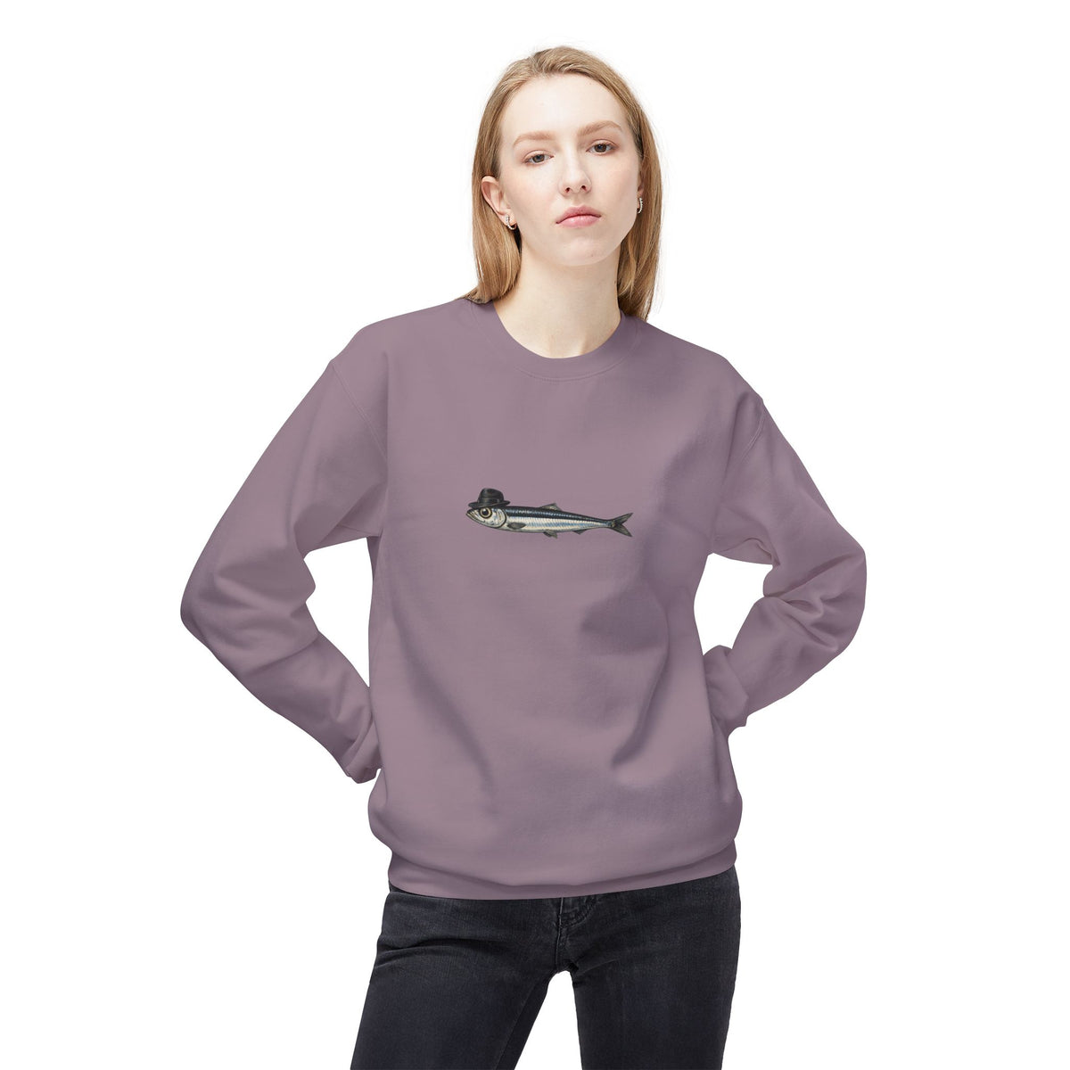 Anchovy Fedora Sweatshirt