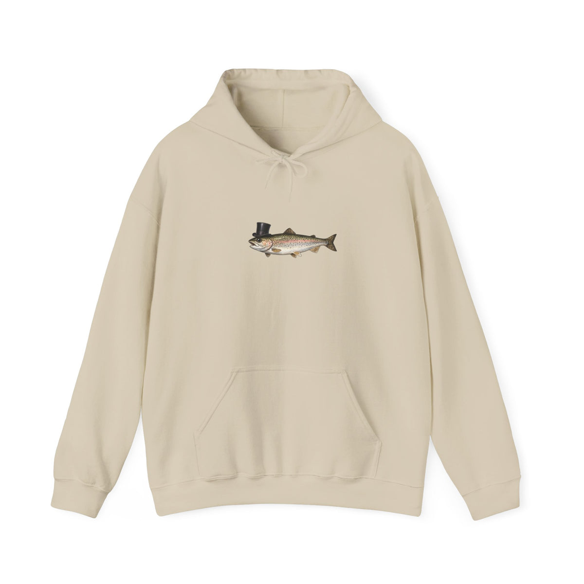 Rainbow Trout Top Hat Hoodie