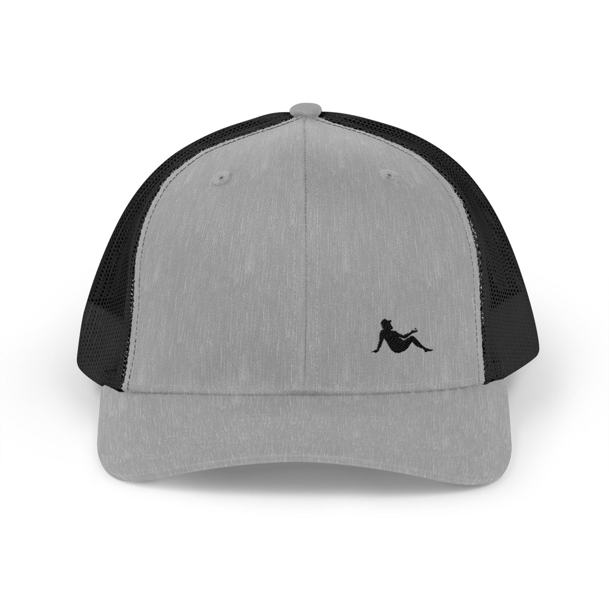 Low-key Silhouette Embroidered Mesh Snapback