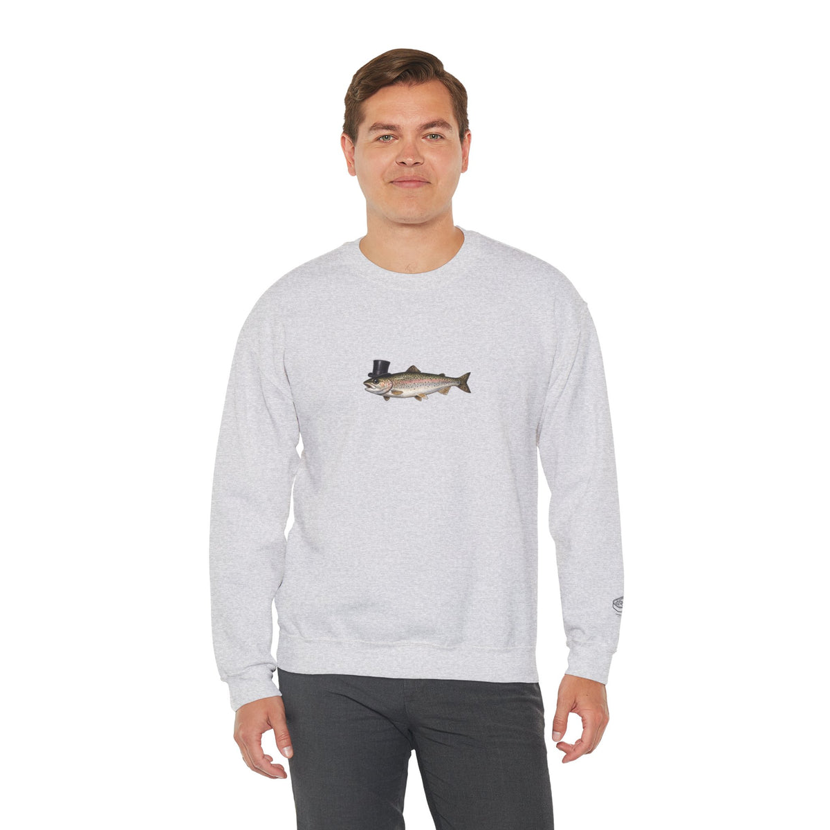 Rainbow Trout Top Hat Sweatshirt