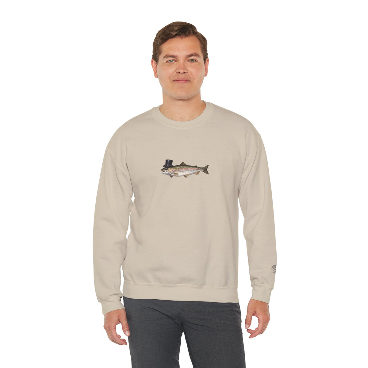 Rainbow Trout Top Hat Sweatshirt
