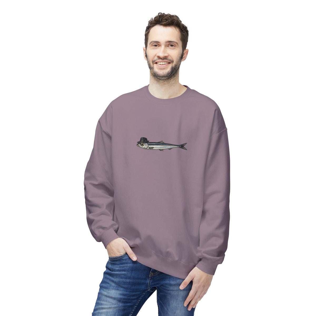 Anchovy Fedora Sweatshirt