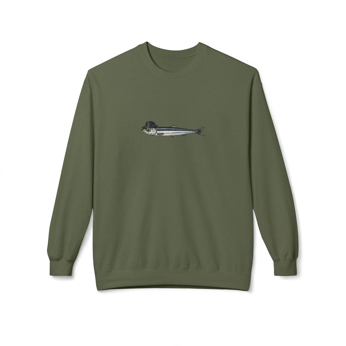 Anchovy Fedora Sweatshirt