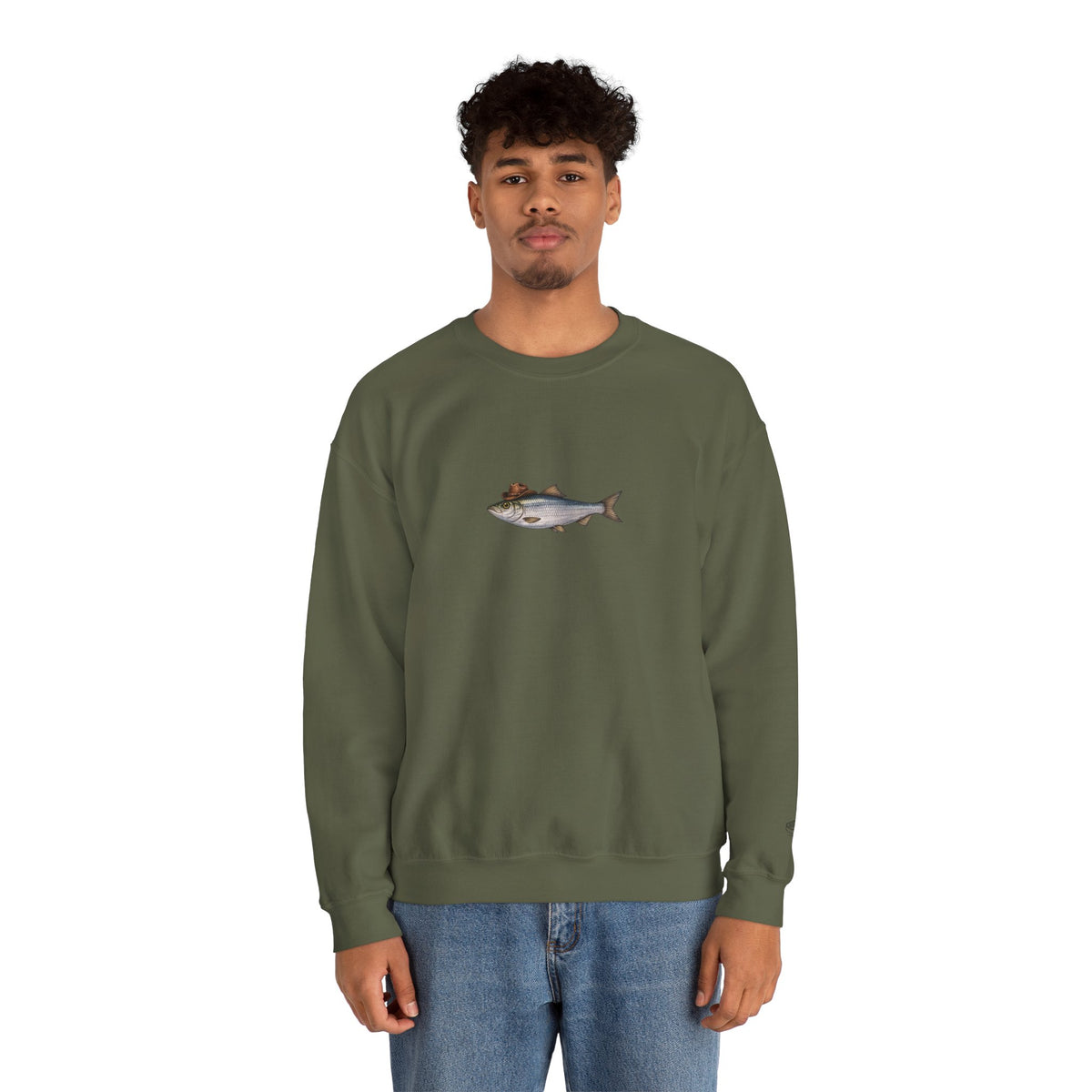 Cowboy Hat Herring Sweatshirt