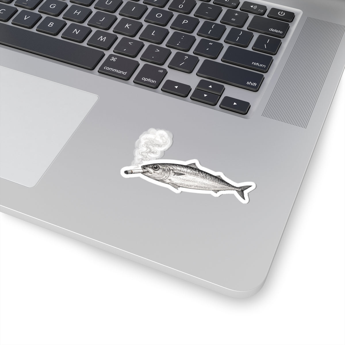 Smoking Fish Sticker