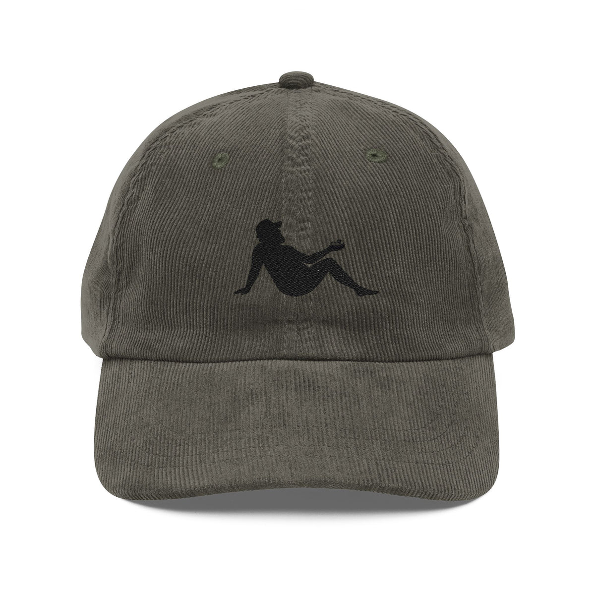Silhouette Corduroy Cap