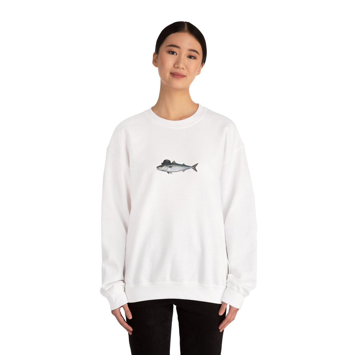 Mackerel Bowler Hat Sweatshirt
