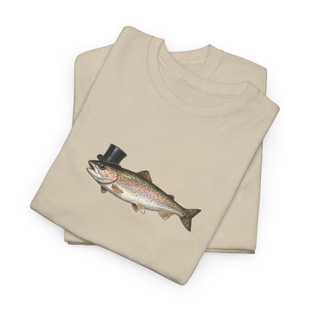 Rainbow Trout Top Hat T-Shirt
