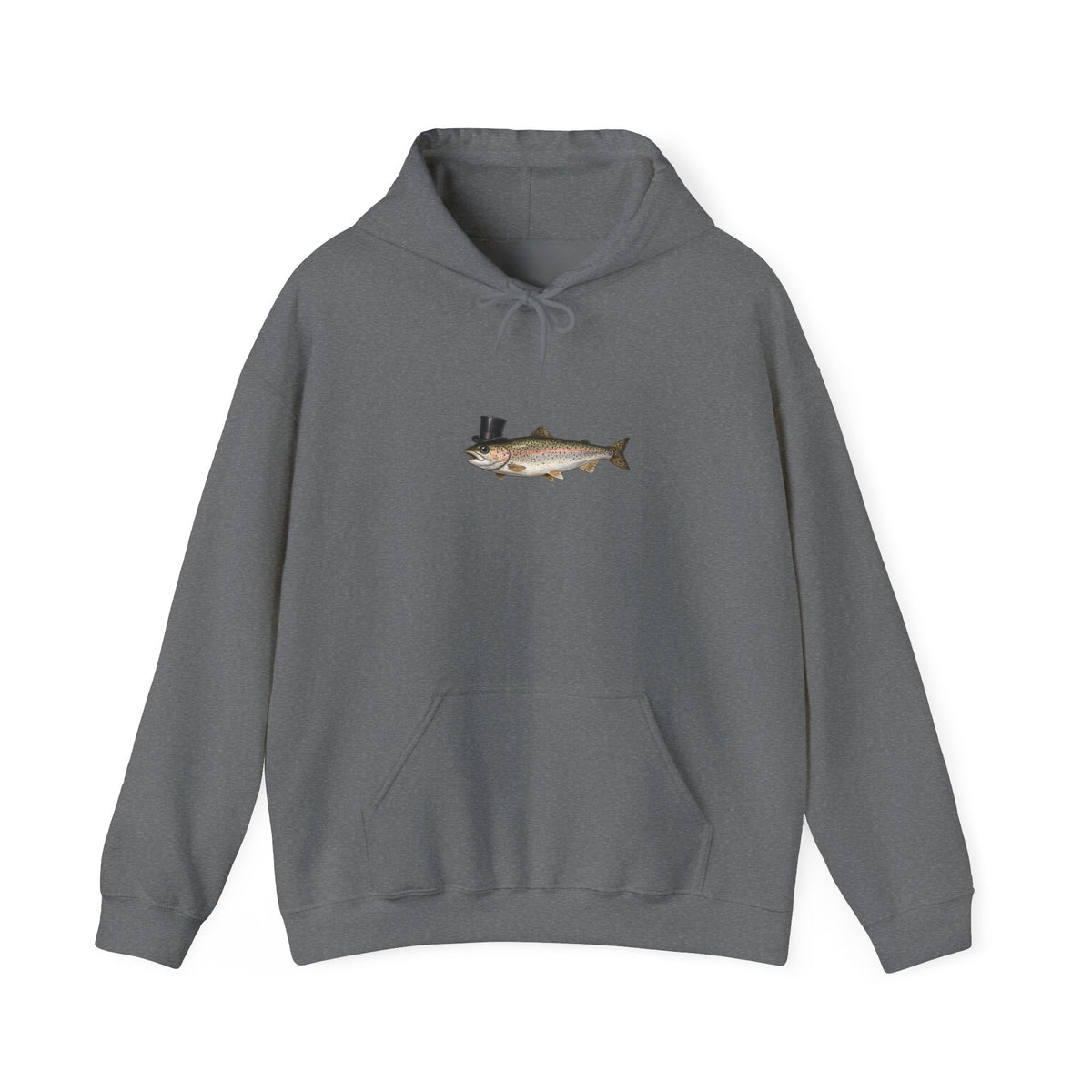 Rainbow Trout Top Hat Hoodie