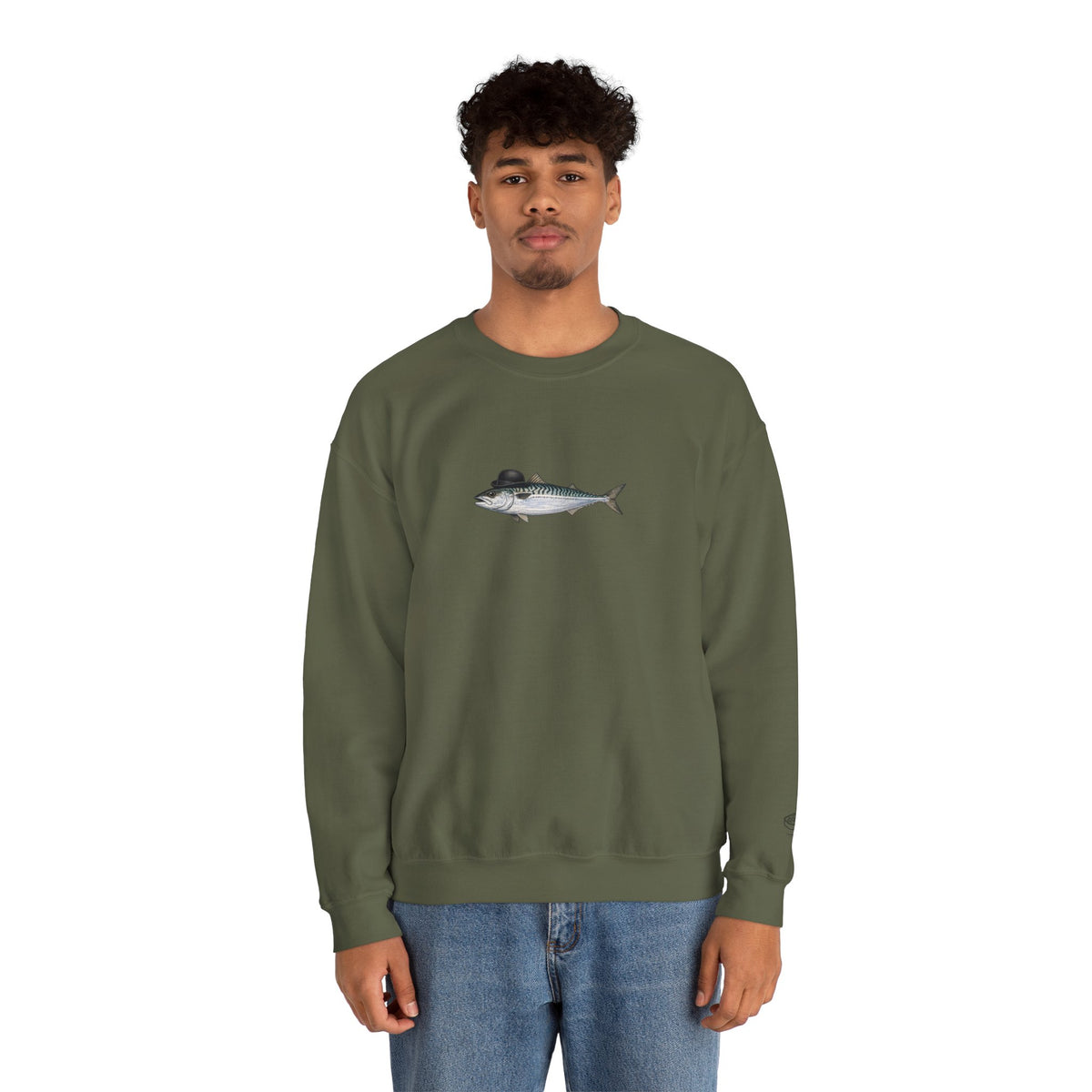 Mackerel Bowler Hat Sweatshirt