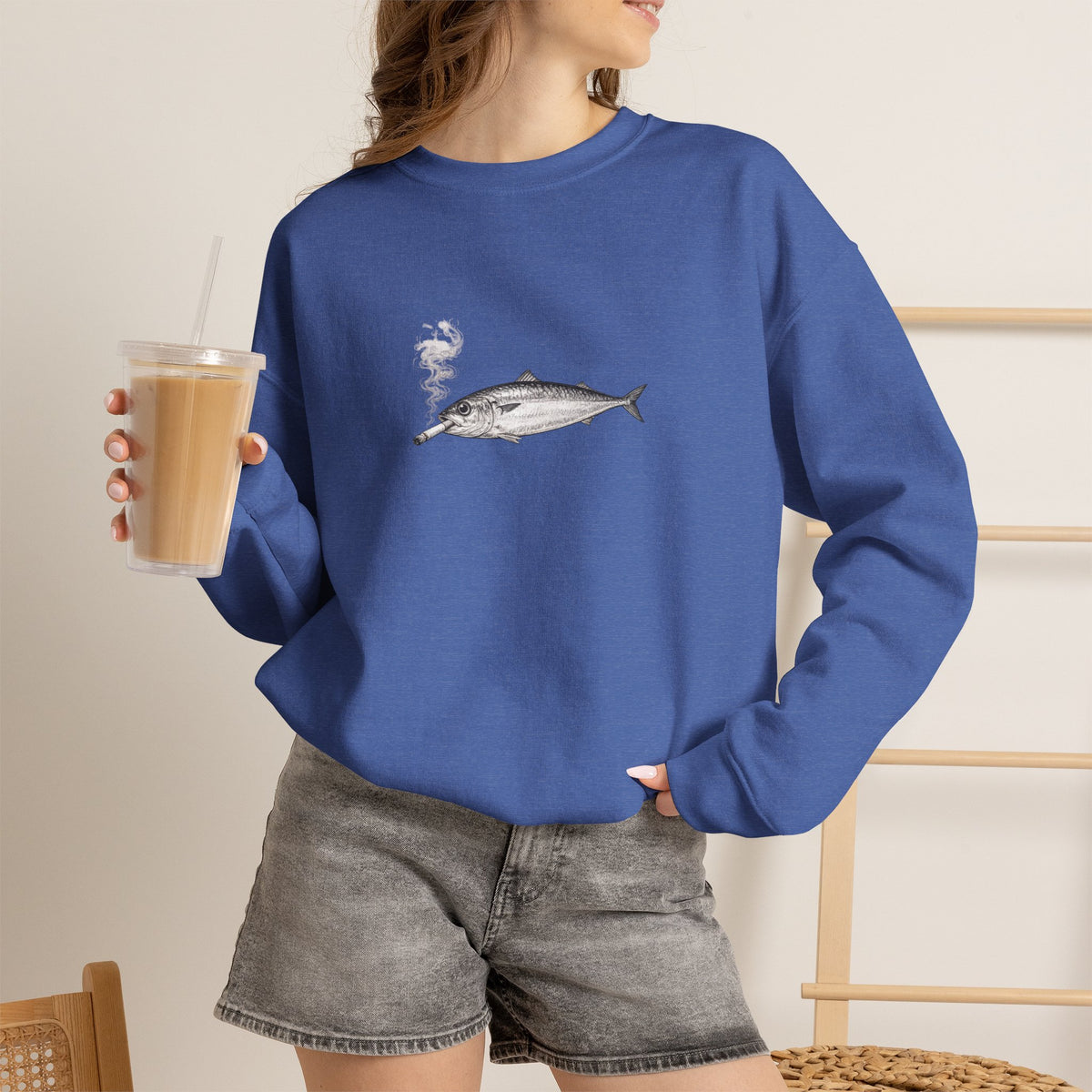 Smoking Sardine Sweatshirt