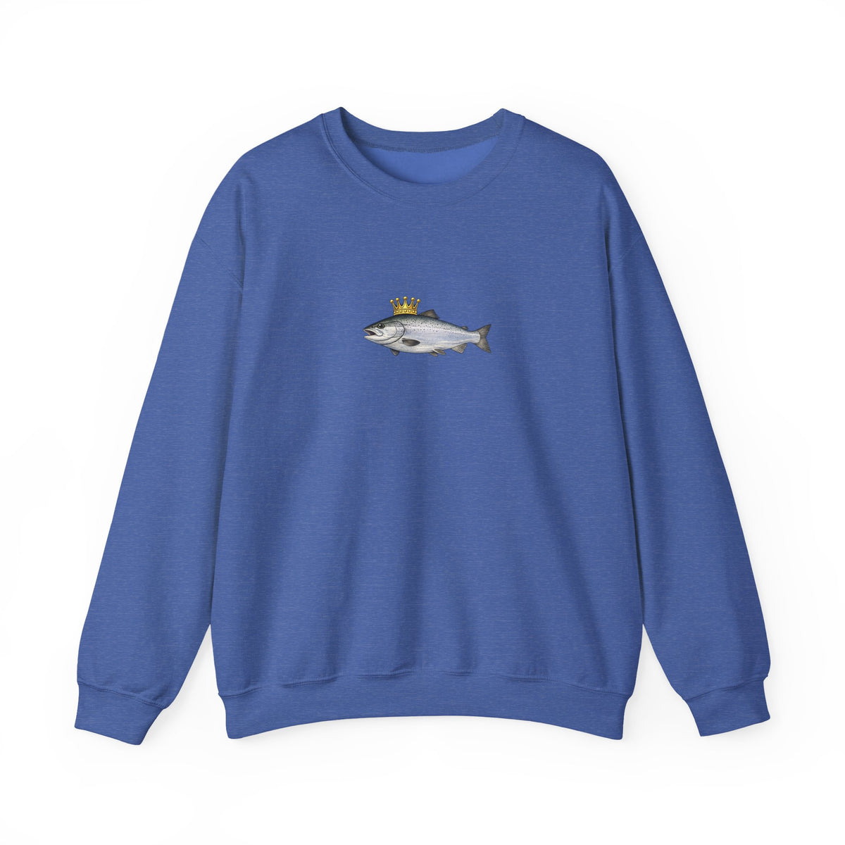Crowned King Salmon Sweatshirt