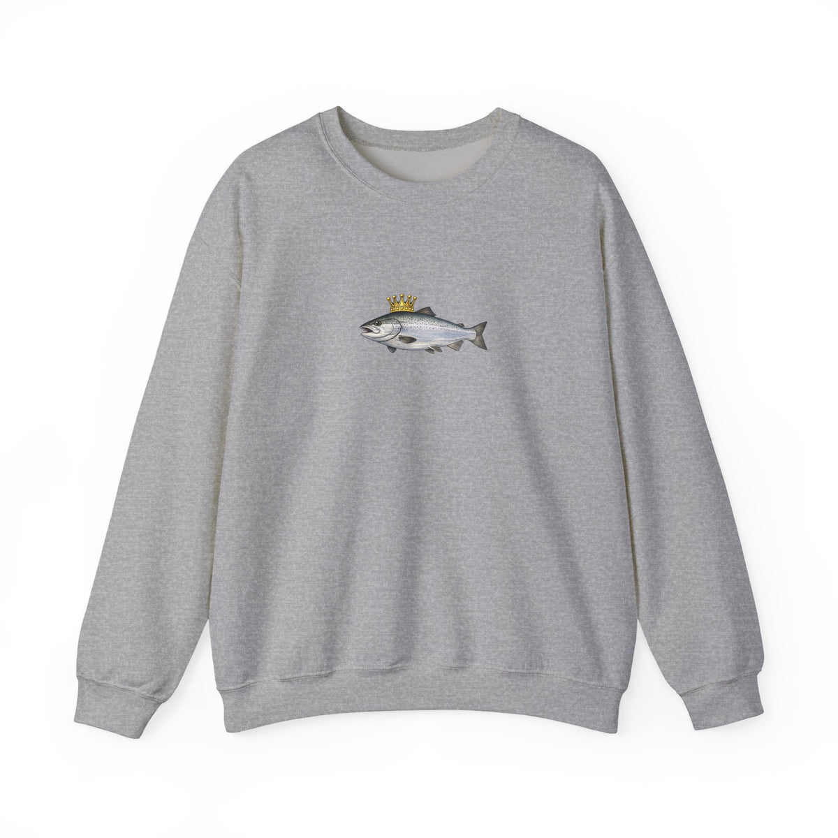 Crowned King Salmon Sweatshirt