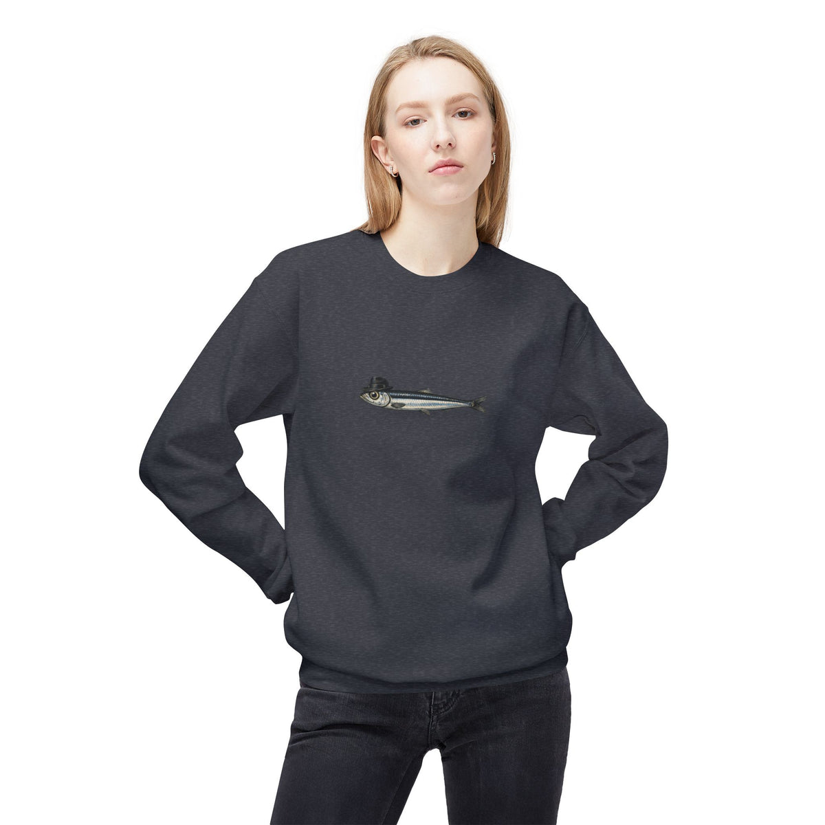 Anchovy Fedora Sweatshirt