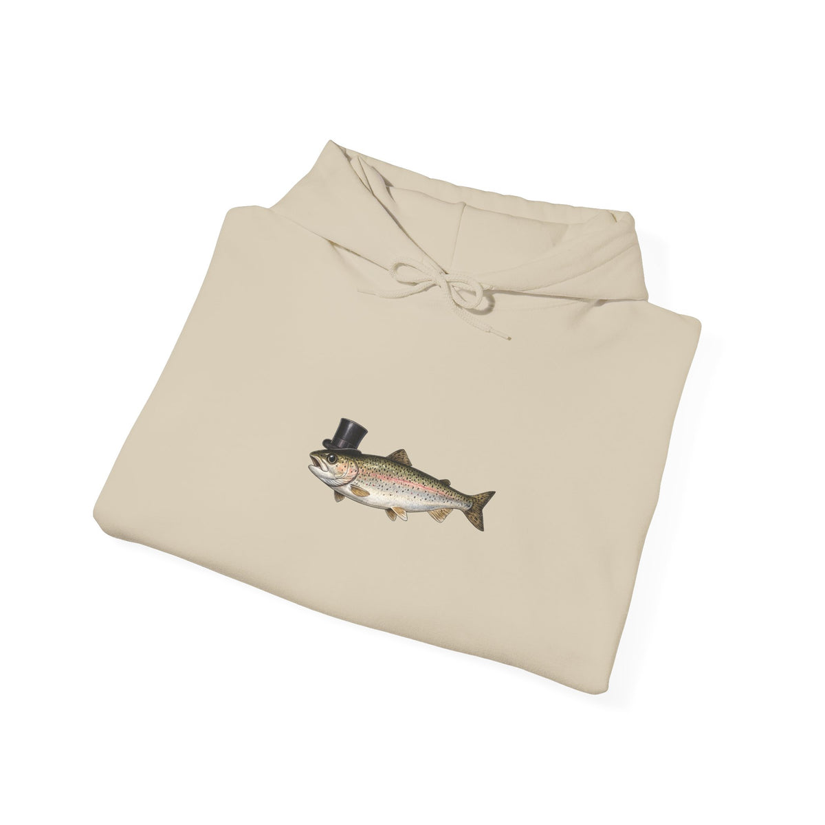 Rainbow Trout Top Hat Hoodie