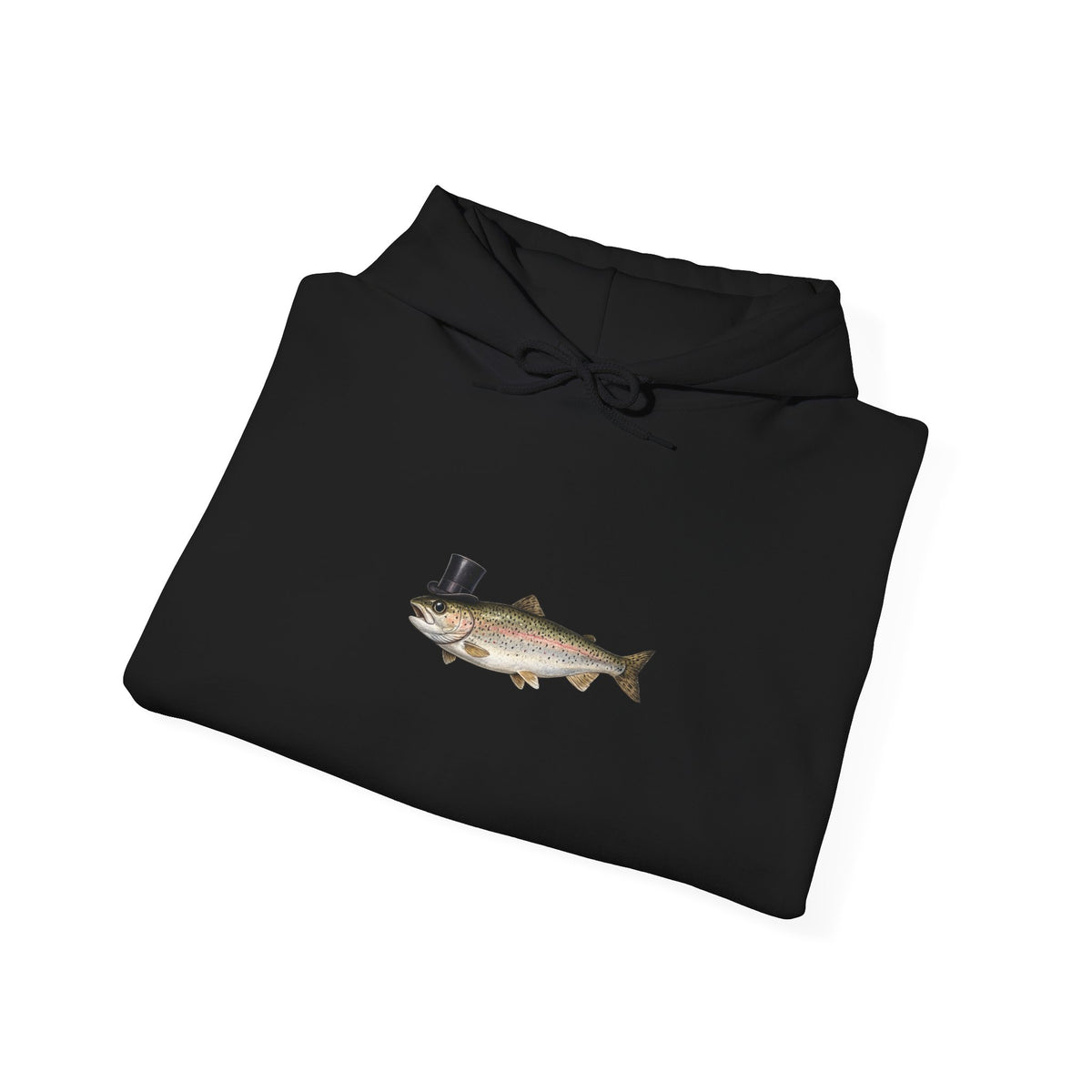 Rainbow Trout Top Hat Hoodie