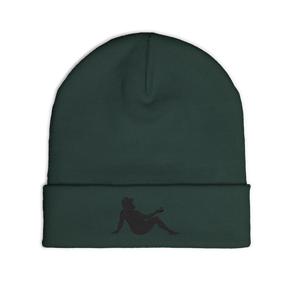 Embroidered Silhouette Beanie