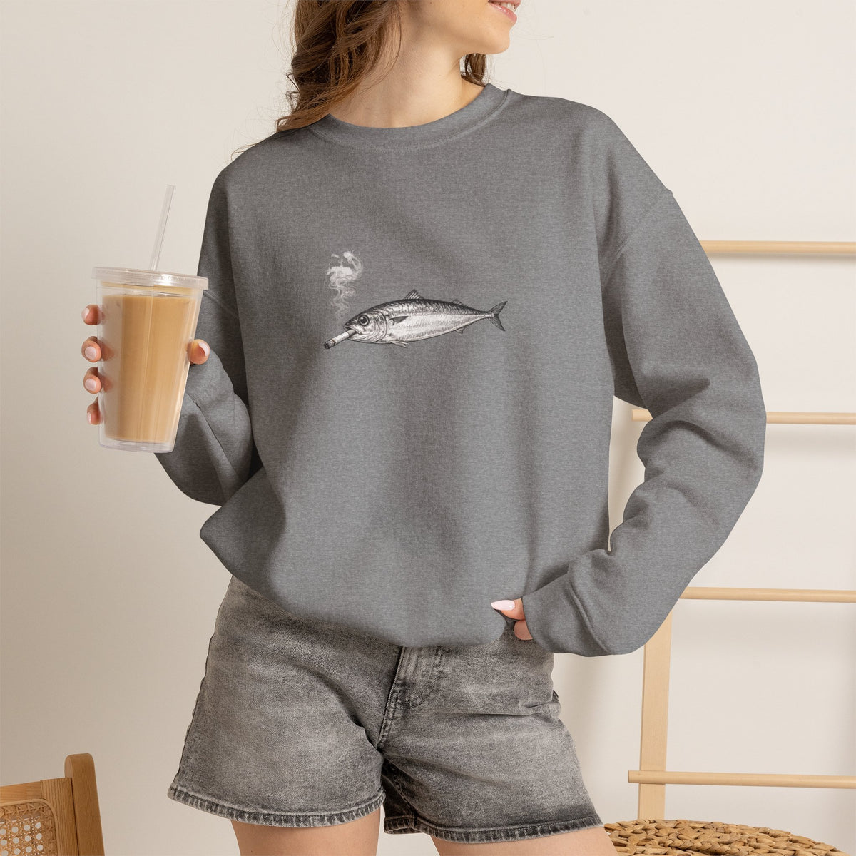 Smoking Sardine Sweatshirt