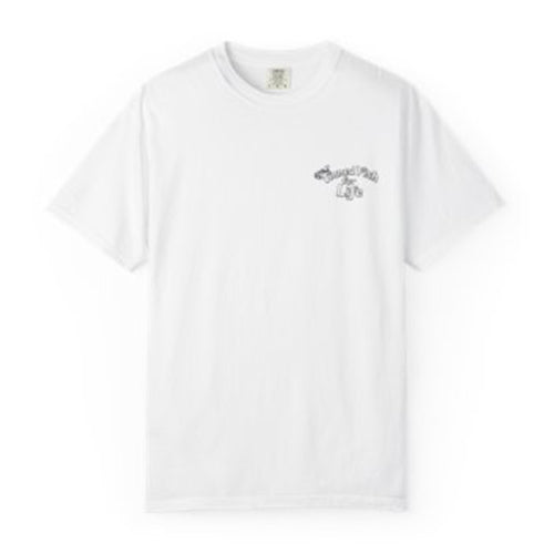Small Chest Script Logo T-Shirt | Minimal Script Graphic
